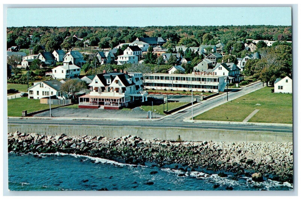 Ted Garnett's Neptune Inn And Hotel Narragansett Pier Rhode Island RI Postcard