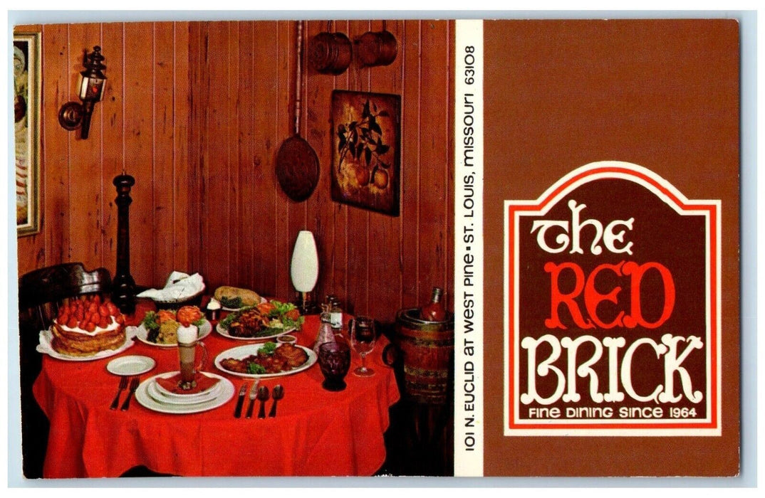 A Chapnick Restaurant Dining Room St. Louis Missouri MO Vintage Postcard