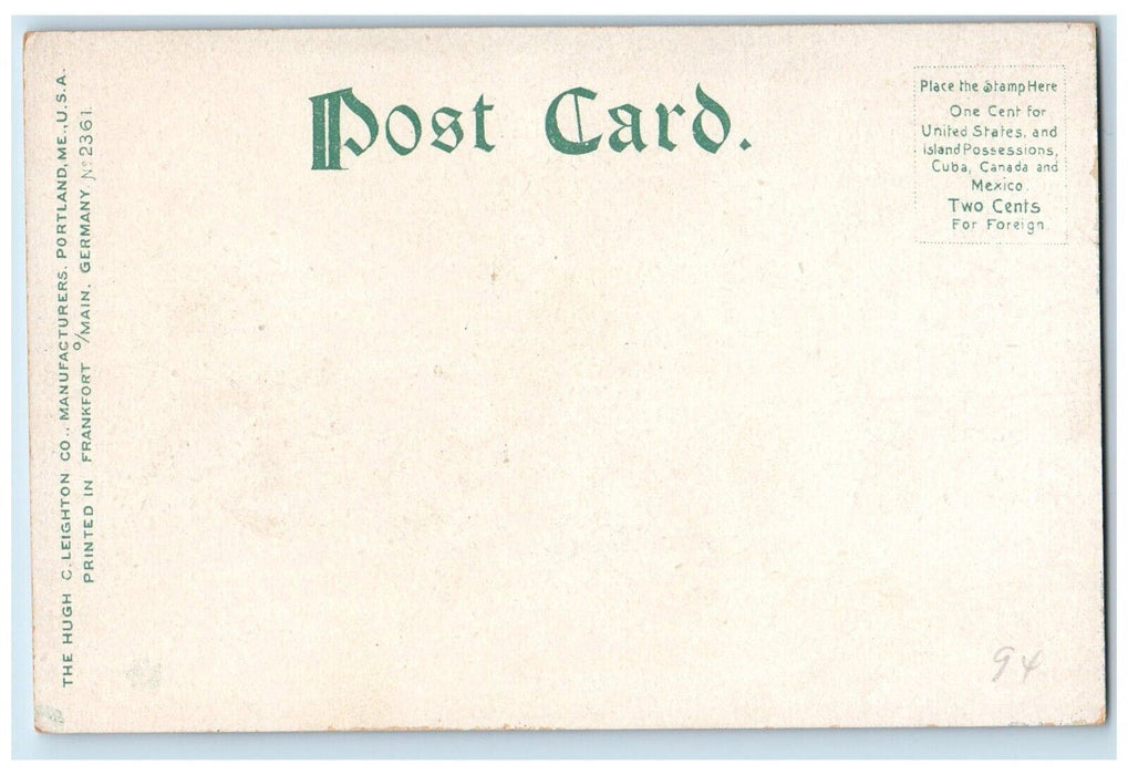 1905 Franklin Marshall College Exterior Building Lancaster Pennsylvania Postcard