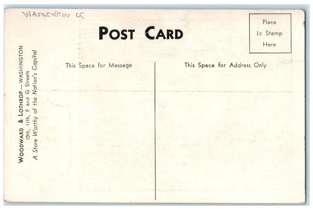 c1910 Beauty Salon Woodward Lothrop Store Second Floor Washington DC WA Postcard