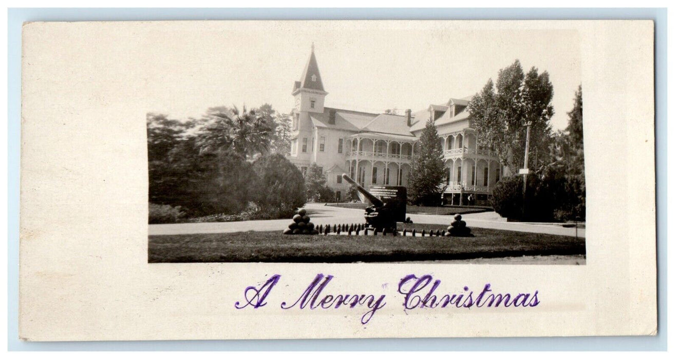 c1910's A Merry Christmas Napa County California CA RPPC Photo Antique Postcard