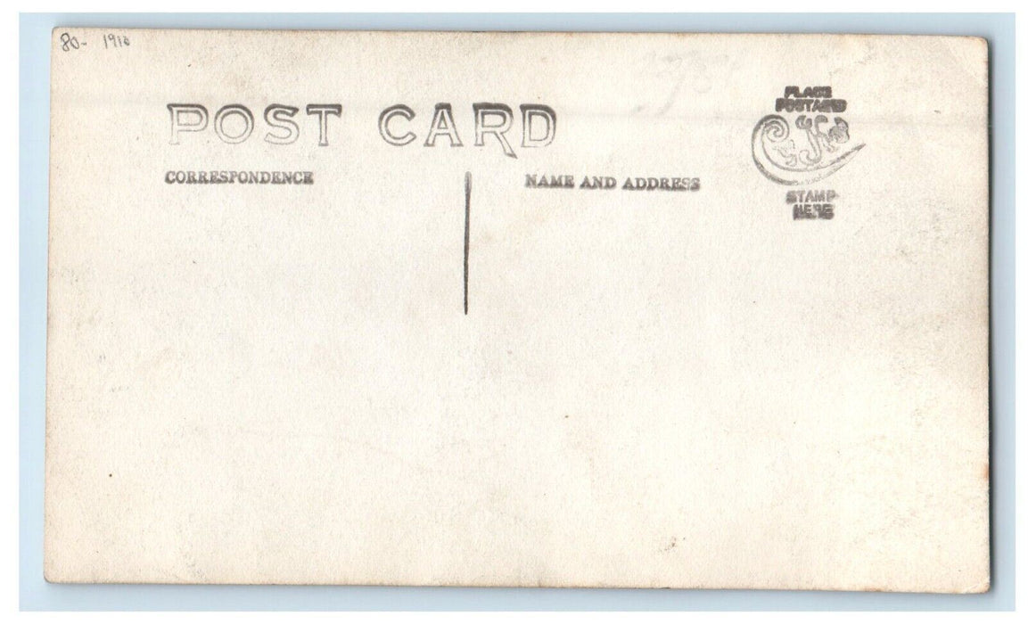 c1910's First United Presbyterian Church Burlington WA RPPC Photo Postcard