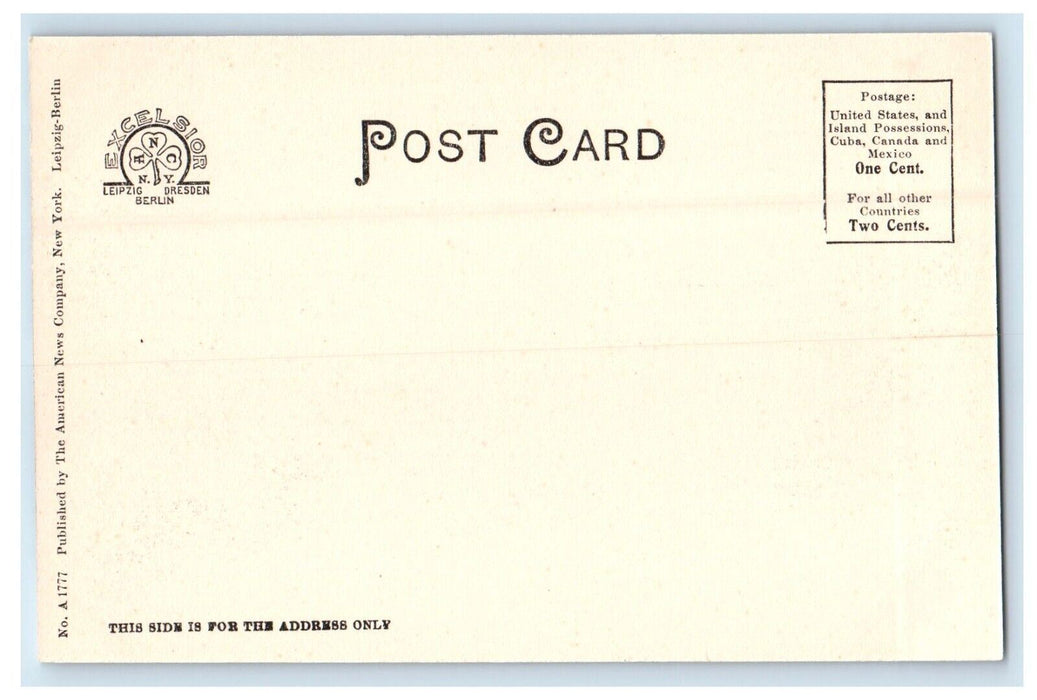 c1905 View Of Market Street Harrisburg Pennsylvania PA Unposted Antique Postcard