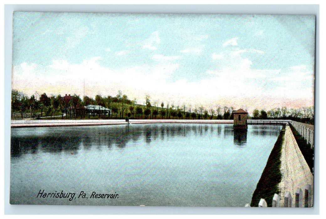 c1905 View Of Reservoir Harrisburg Pennsylvania PA Unposted Antique Postcard
