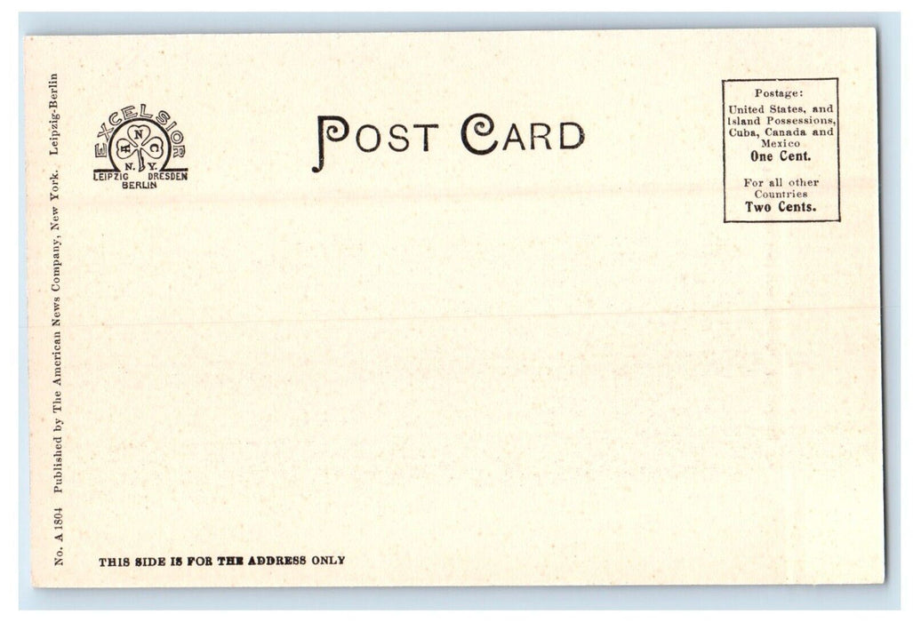 c1905 Bethlehem Lutheran Church Harrisburg Pennsylvania PA Antique Postcard