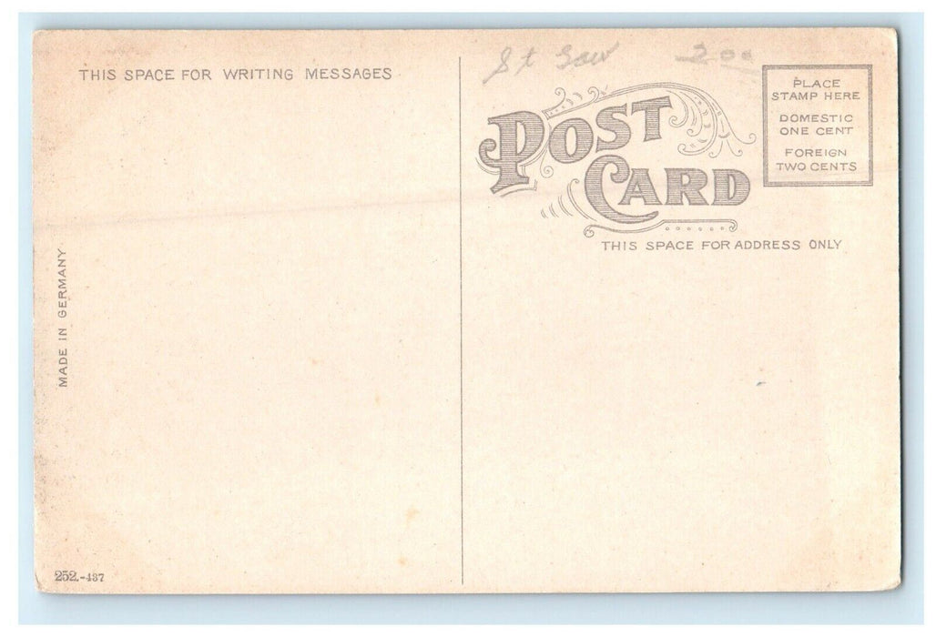 c1910 Administration Building State Hospital Ogdensburg New York NY Postcard