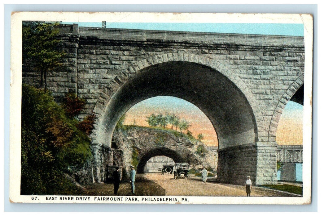 1925 East River Drive Fairmount Park Philadelphia Pennsylvania PA Postcard