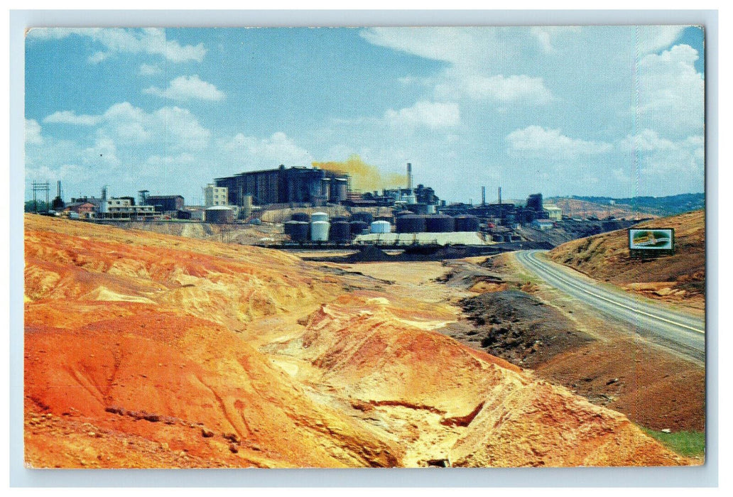 1961 View of Contact Plant Ducktown Tennessee TN Posted Vintage Postcard