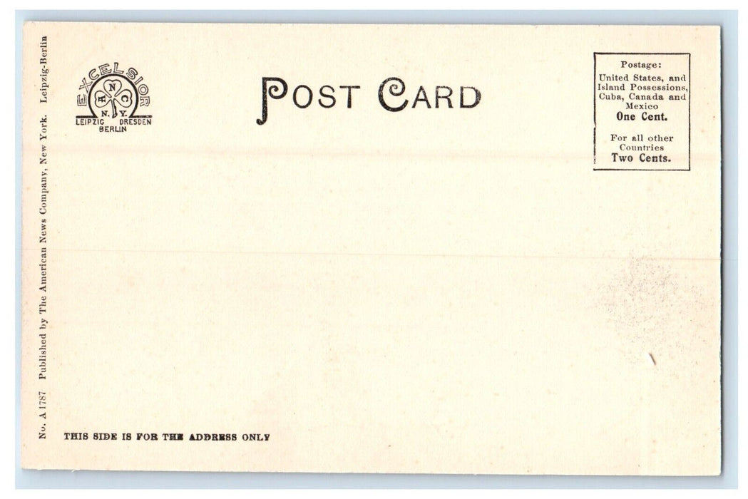 c1905 Cameron School Building Harrisburg Pennsylvania PA Antique Postcard