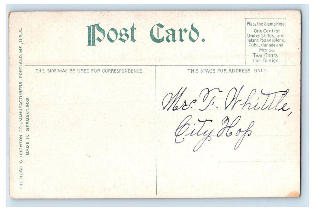 c1910 Spring House Central Park Petersburg Virginia VA Posted Postcard