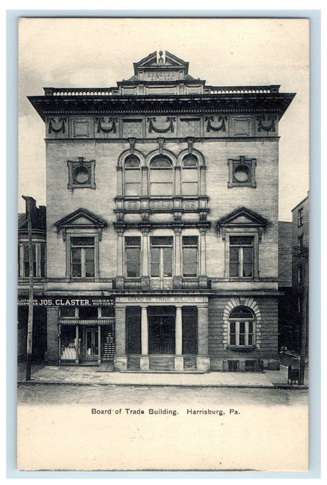c1905 Board To Trade Building Harrisburg Pennsylvania PA Antique Postcard