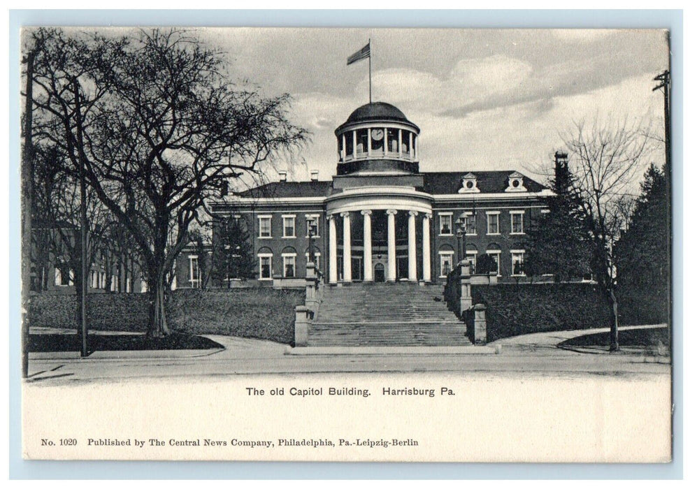 c1905 The Old Capital Building Harrisburg Pennsylvania PA Antique Postcard