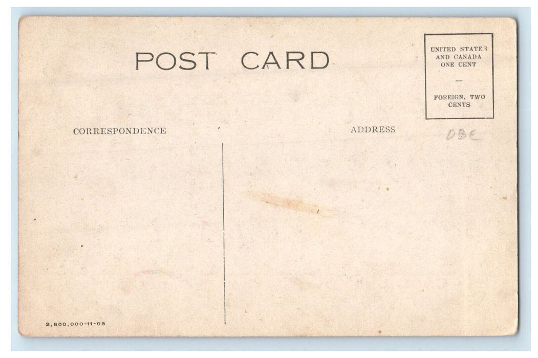 c1910 Road View, JI Case Threshing Machine Co. Incorporated Racine WI Postcard