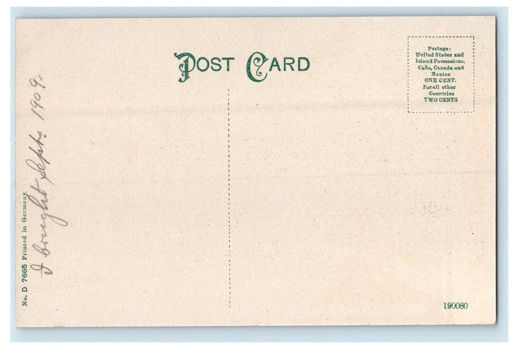 1909 Front Street From Executive Mansion Harrisburg Pennsylvania PA Postcard