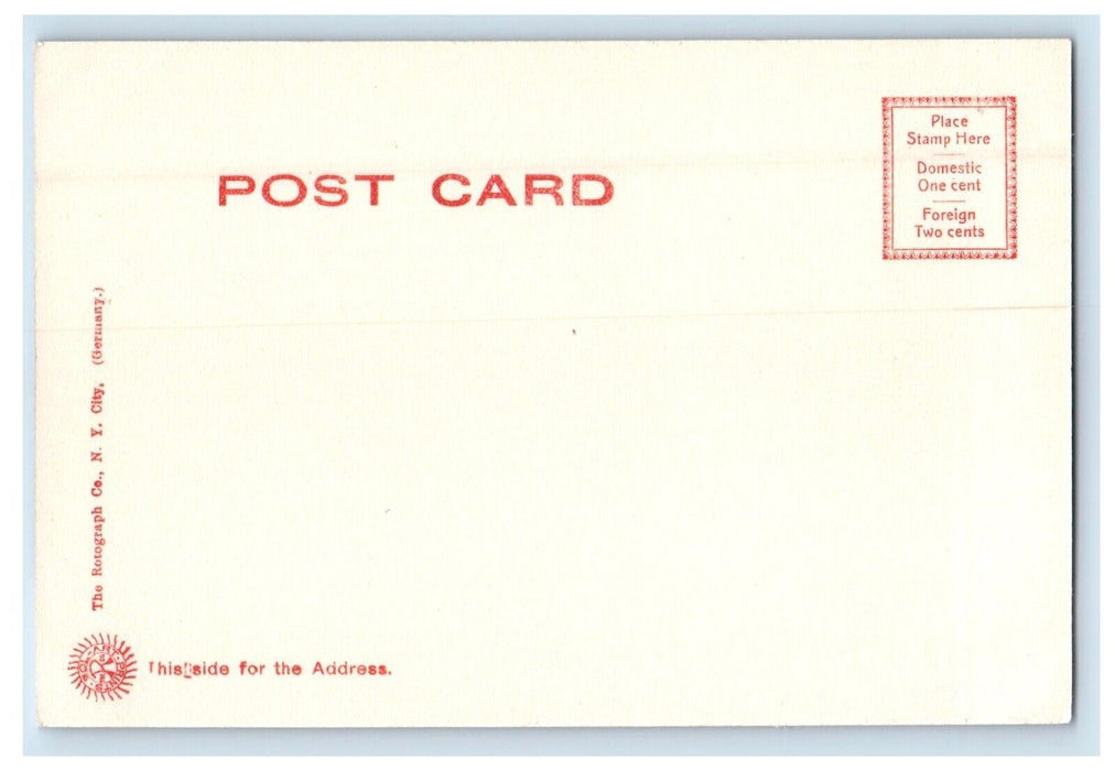 c1905 Market Street View Trolley Harrisburg Pennsylvania PA Rotograph Postcard