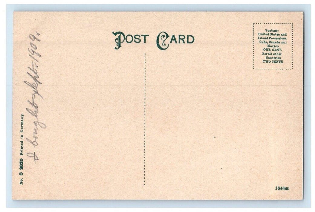 1909 View River Park Bridge Harrisburg Pennsylvania PA Unposted Antique Postcard