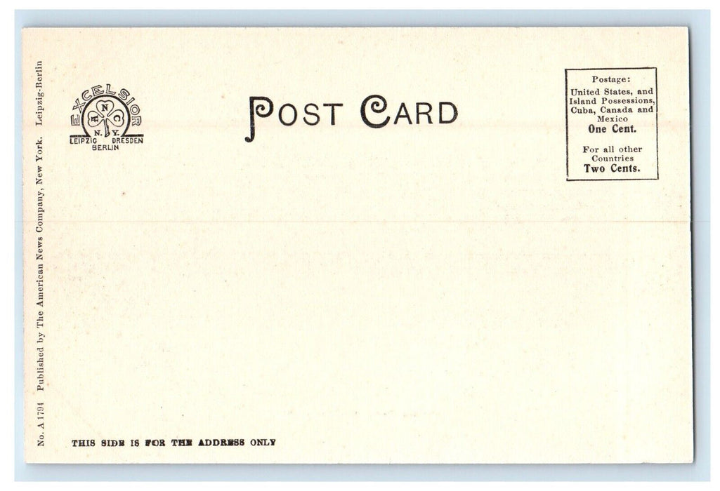c1905 Paxtang Park Dirt Road Harrisburg Pennsylvania PA Unposted  Postcard
