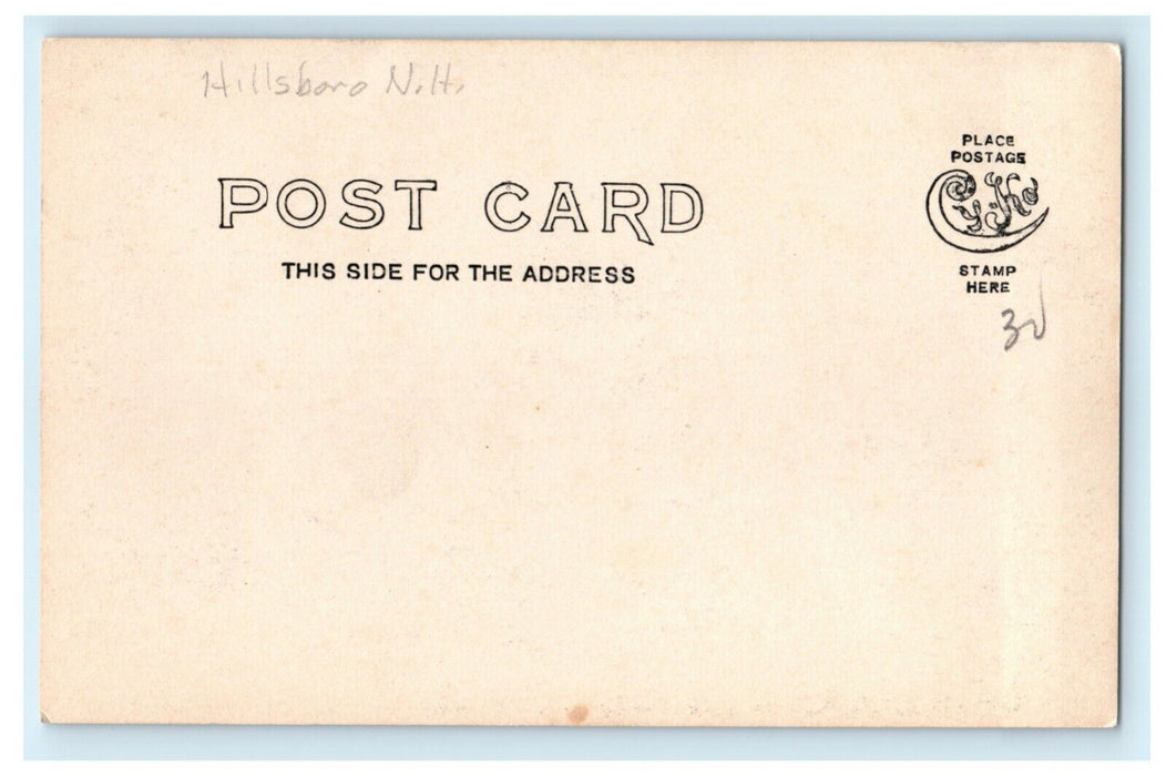 c1910 "The Twins" Bridge Hillsboro New Hampshire NH RPPC Photo Postcard