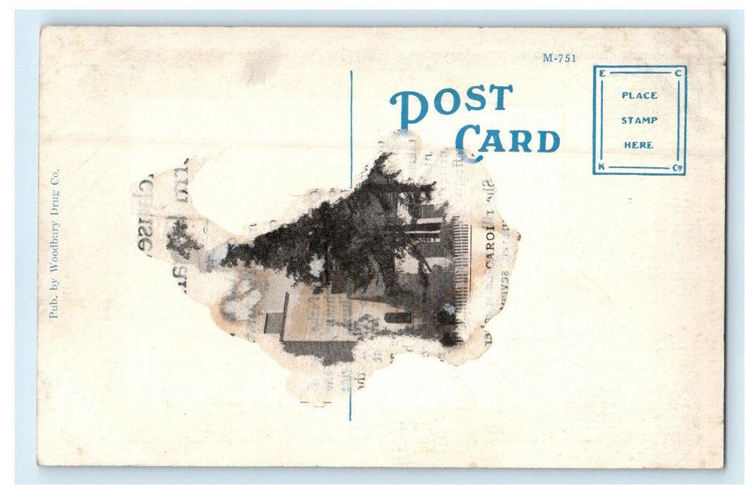 c1920s St. Paul's Church, Woodbury Connecticut CT Unposted Postcard