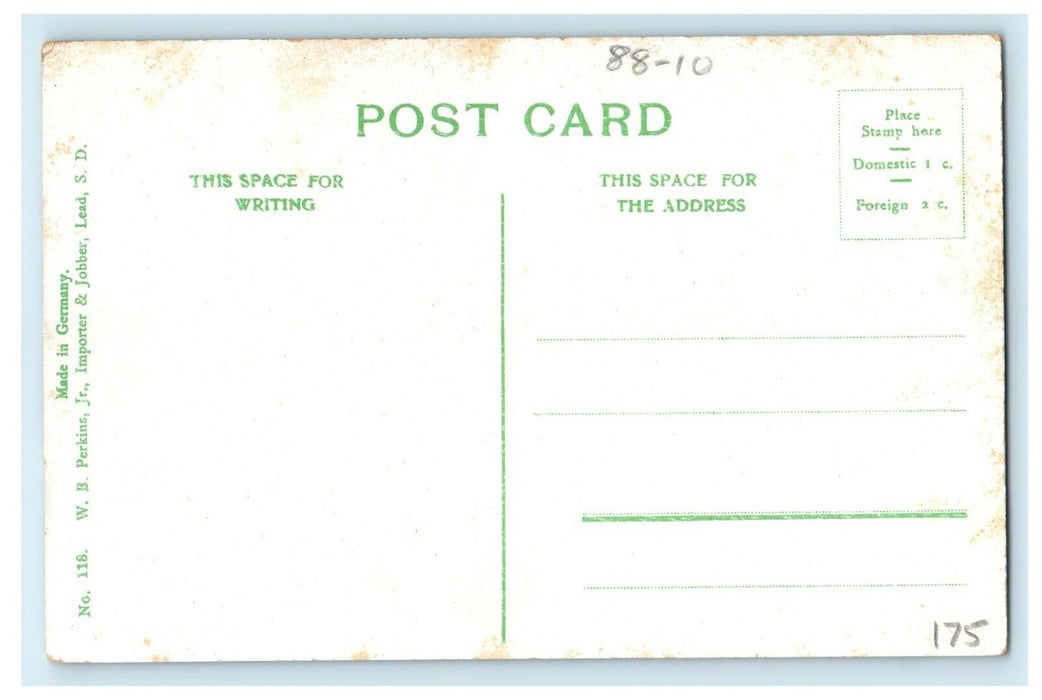 1914 St. Joseph Hospital, Deadwood, Black Hills, South Dakota, SD Postcard