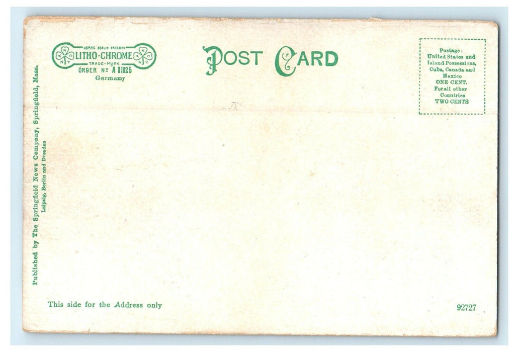 c1905 Great Falls Westfield River Russell Massachusetts MA Antique Postcard