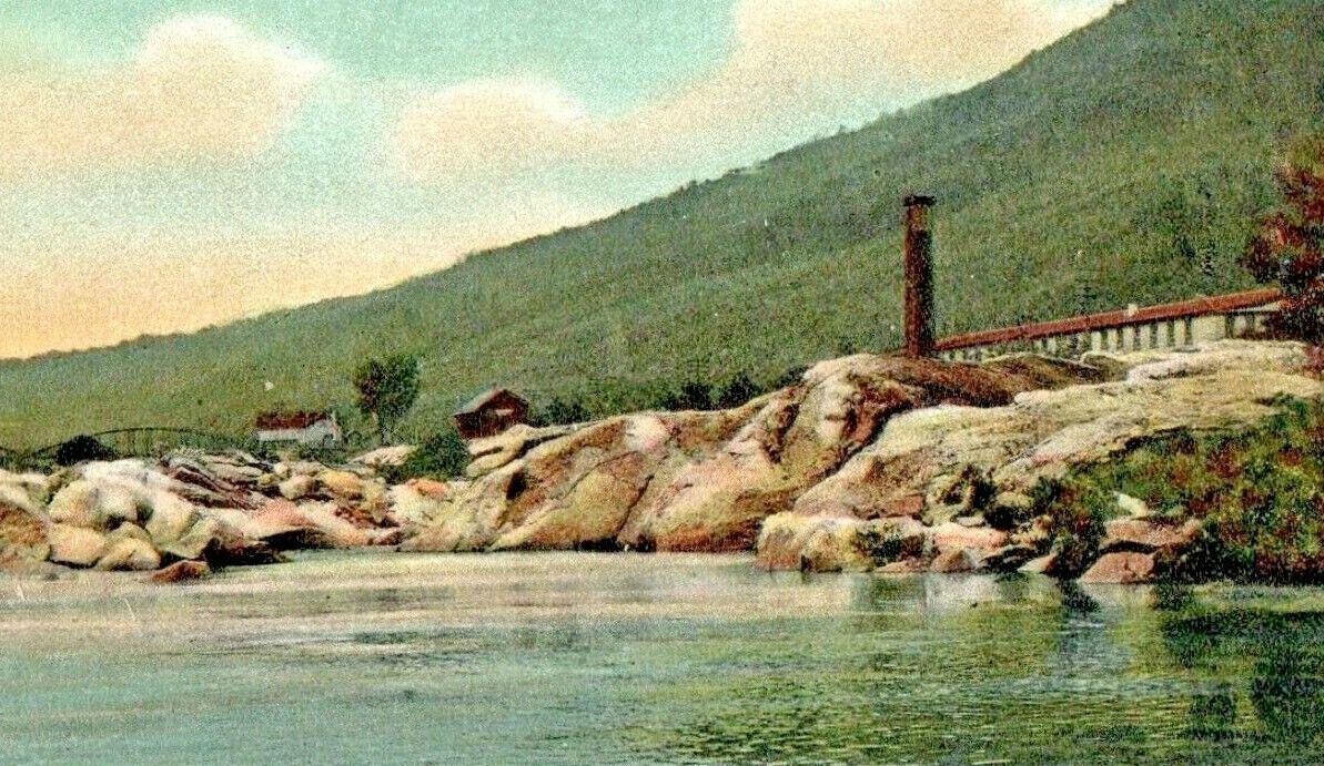 c1905 Great Falls Westfield River Russell Massachusetts MA Antique Postcard