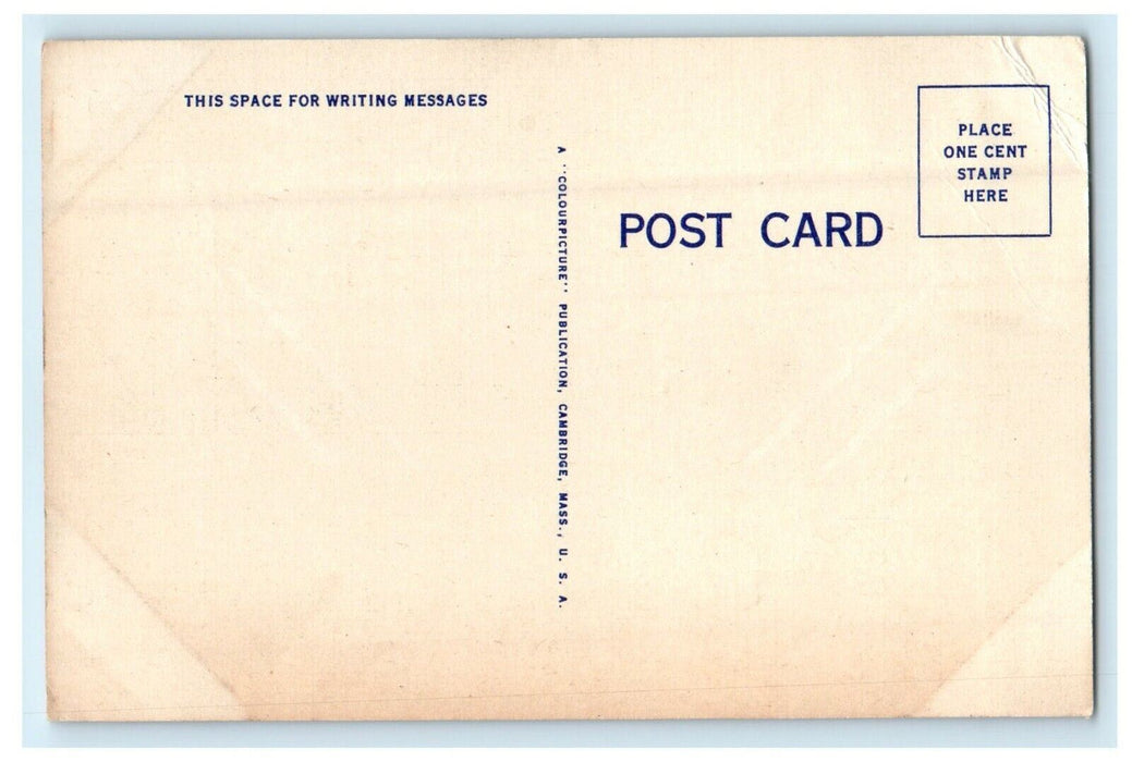 c1940's St. John's Episcopal Church Hingham Massachusetts MA Vintage Postcard
