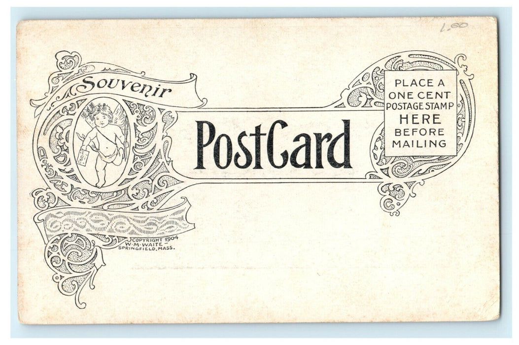 c1910 The Bancroft Tower Worcester Massachusetts MA Antique Postcard