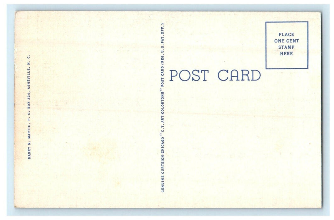 c1940's Mountain View Hotel, Gatlinburg Tennessee TN Unposted Vintage Postcard