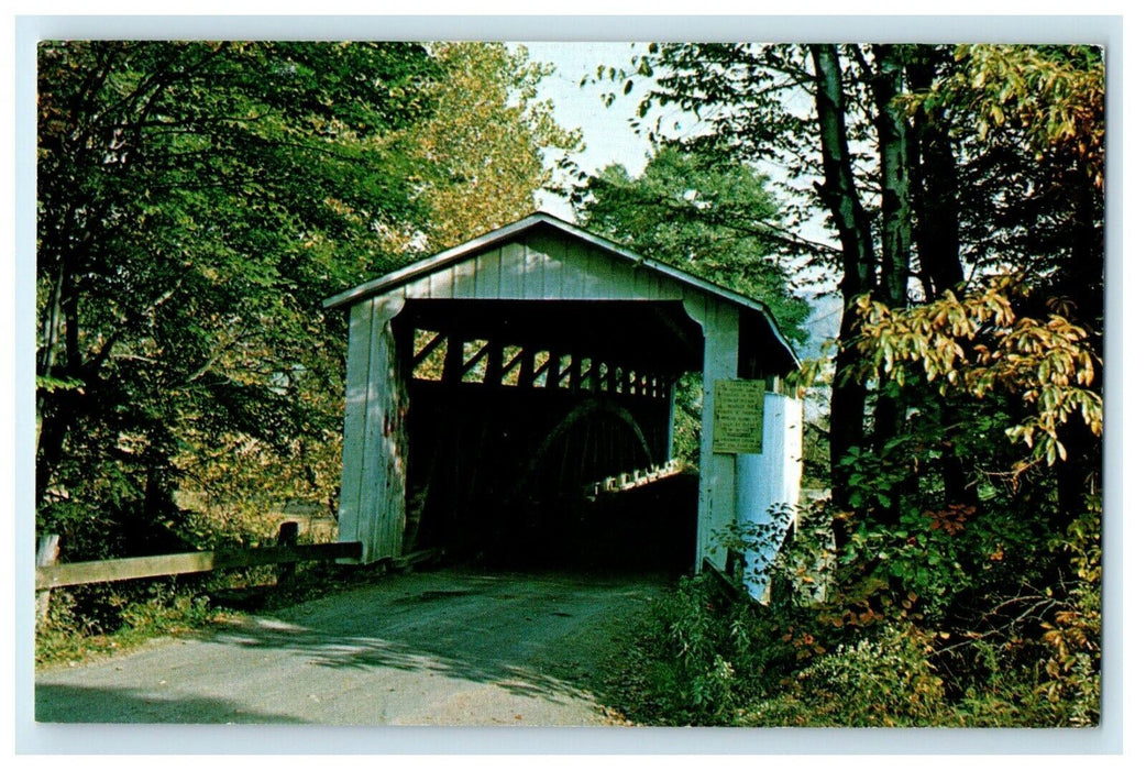 1977 Old Covered Bridge Near Wilmington Pennsylvania PA Vintage Postcard