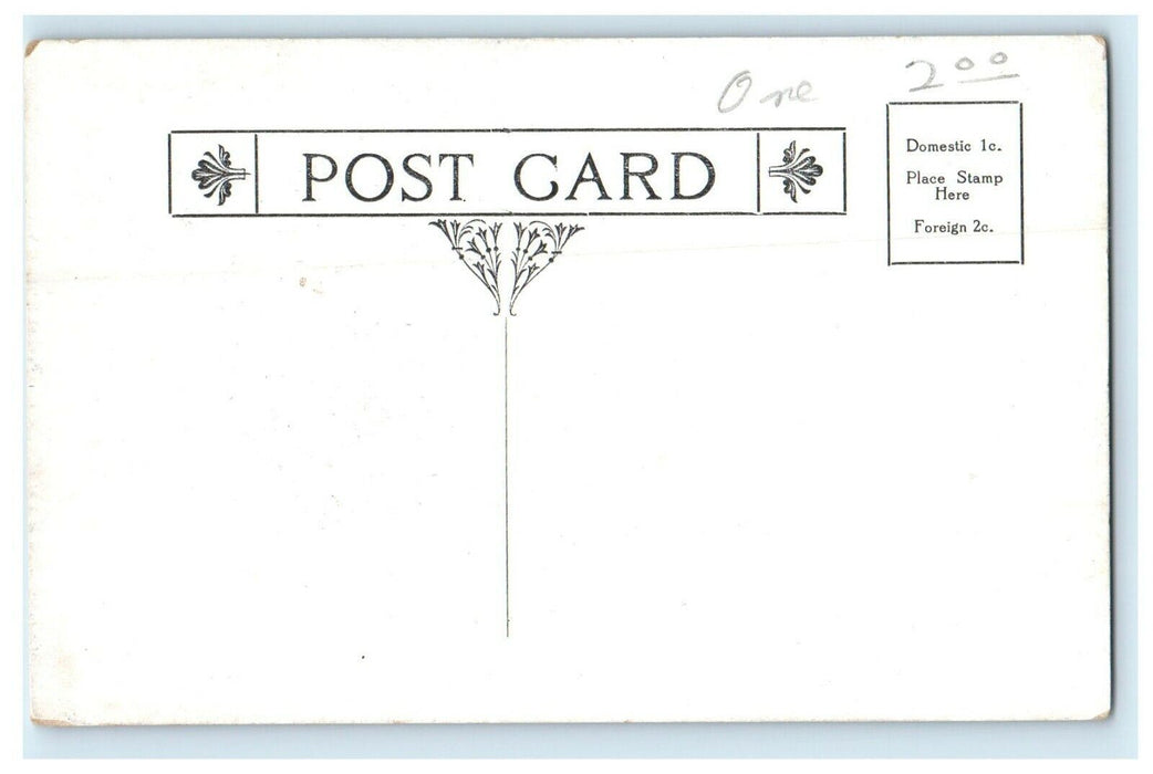 c1910 Paris Congregational Church Oneida County New York NY Antique Postcard