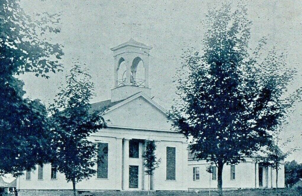 c1910 Paris Congregational Church Oneida County New York NY Antique Postcard