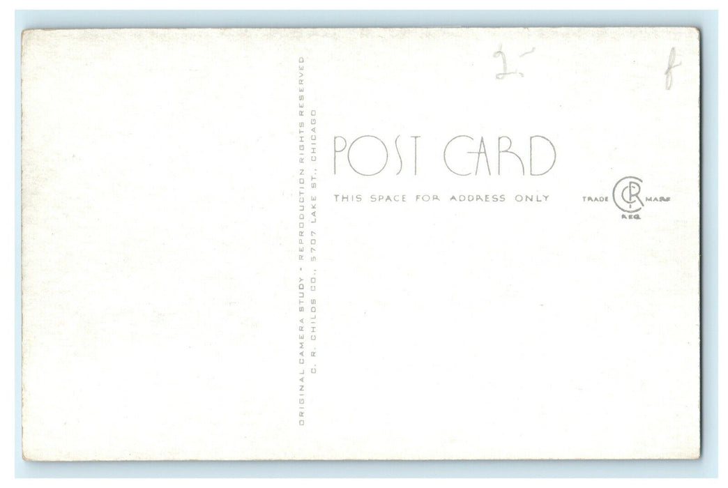 1912 Entrance to Post Office, Allegan Michigan MI Antique Unposted Postcard