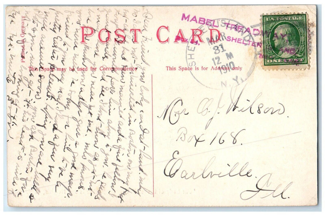 1910 Our Lady Of The Isle Church Shelter Island Heights NY Antique Postcard