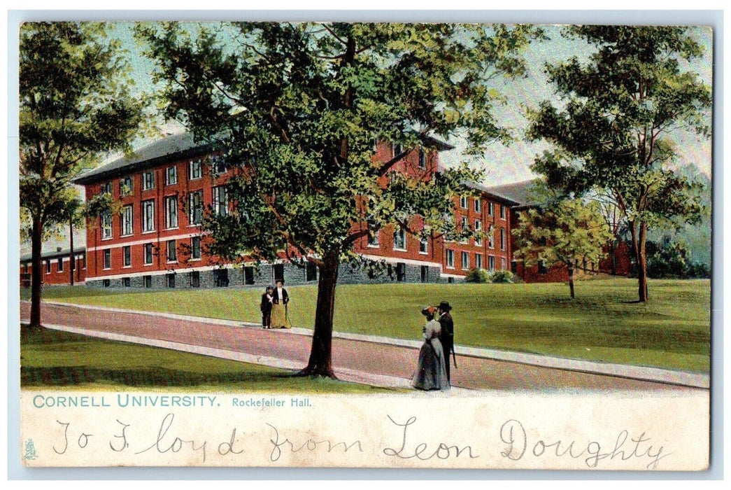 c1905 Cornell University Rockefeller Hall Ithaca New York NY Tuck's Postcard