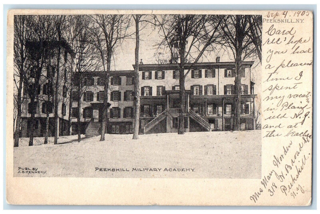 1905 Peekskill Military Academy Building Peekskill New York NY Antique Postcard