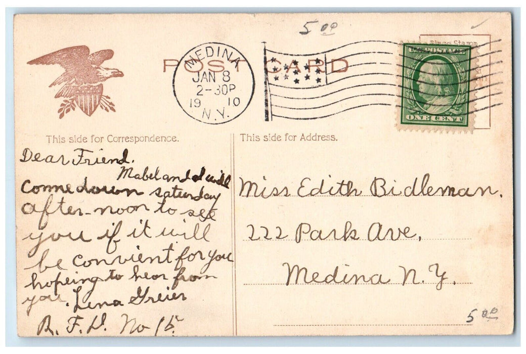 1910 Grand Boulevard Chicago Illinois IL Illustrated Post Card Co. Postcard