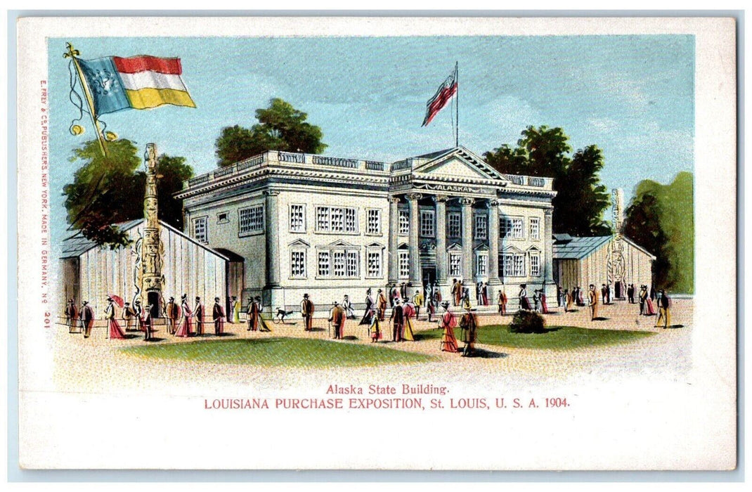 c1905 Alaska State Building Louisiana Purchase Exposition St. Louis MO Postcard