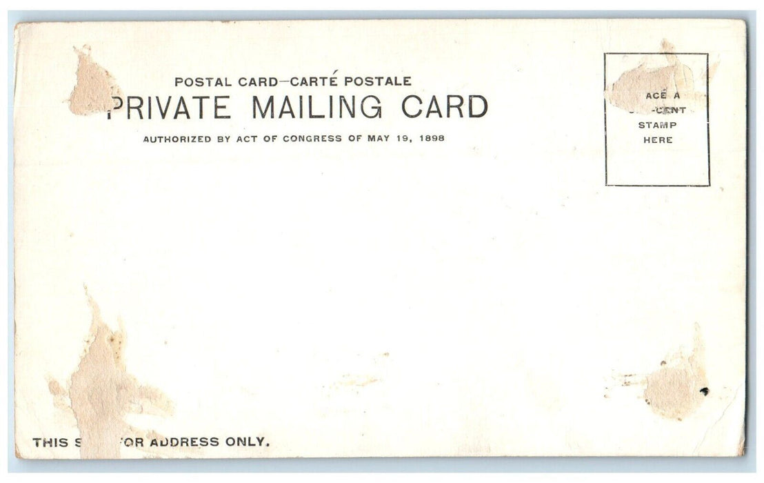 c1900's U.S. Mint State Capitol Denver Colorado CO, Multiview Antique Postcard