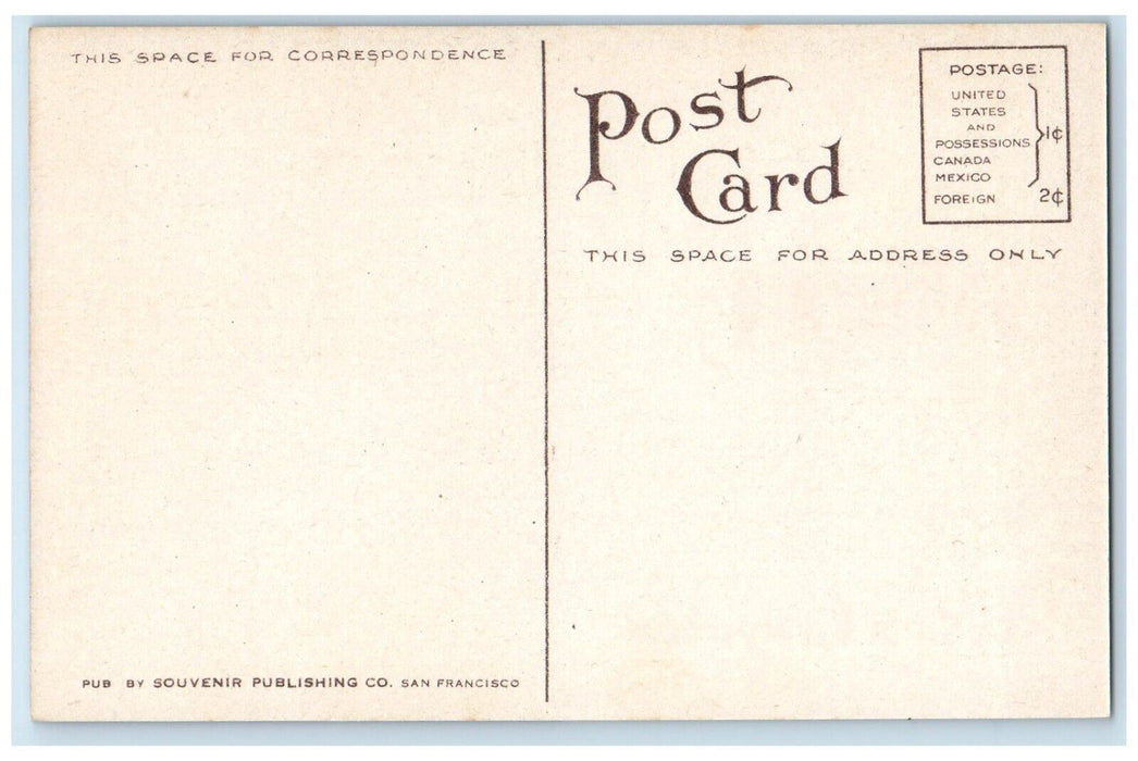 1910 There's  Lots of Class University California Berkley CA Pennant Postcard