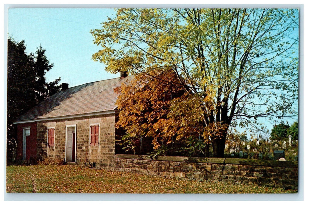 c1960s The Original Mennonite Church, 1/2 Mile North of Harmony PA Postcard