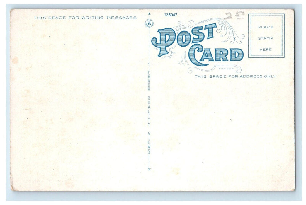 c1930's East Intermediate School Building Jackson Michigan MI Vintage Postcard