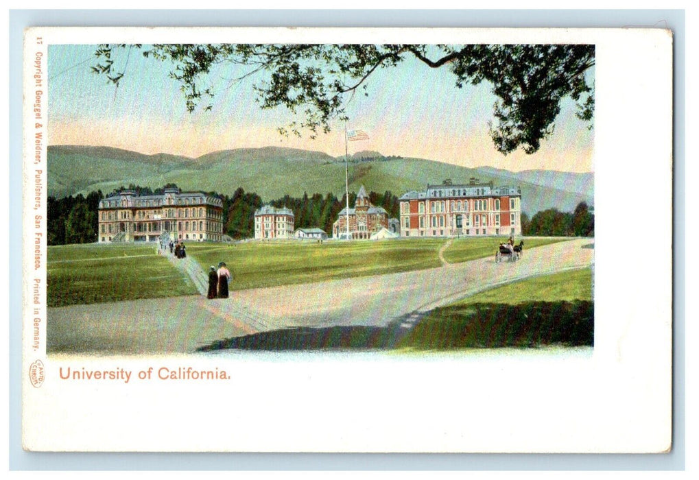 c1905 View Of University Of California CA, Buildings Unposted Antique Postcard