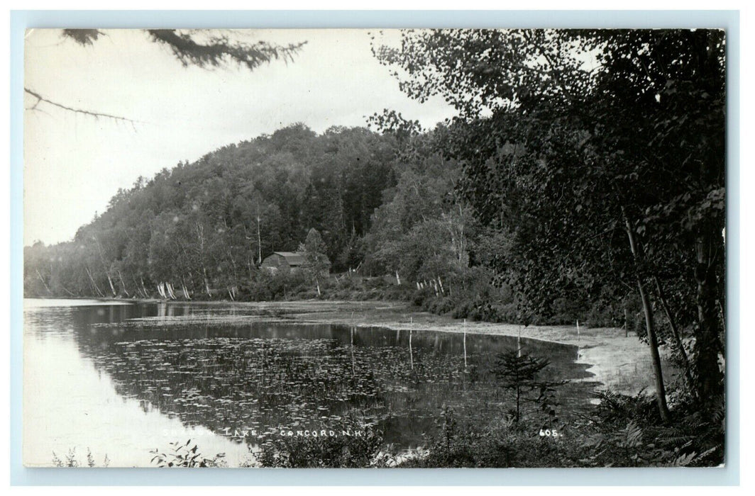 c1950's Shadow Lake Concord New Hampshire NH Unposted RPPC Photo Postcard