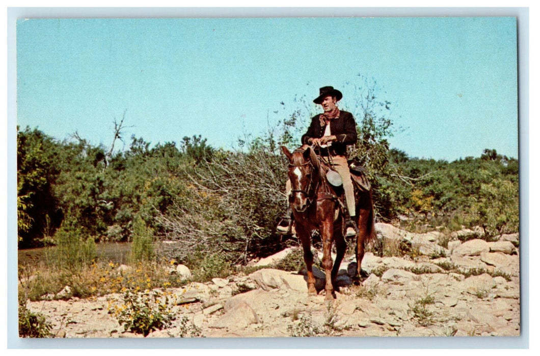 c1950s Scene of an Actor Riding Horse, Bandolero Twentieth Century Fox Postcard