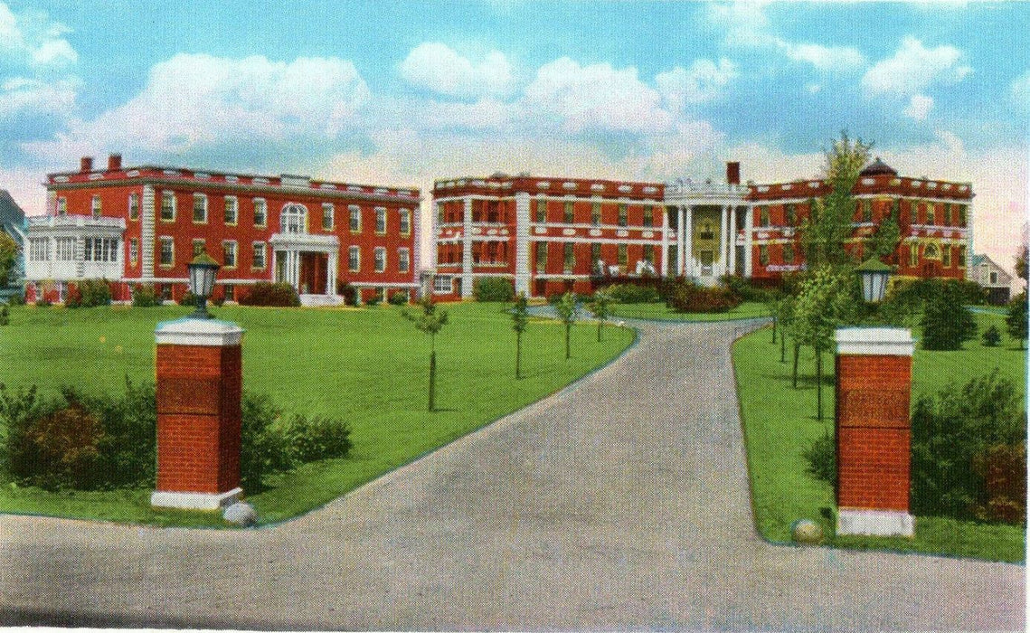 1929 Webber Hospital and Nurses Home, Biddeford, Maine ME Unposted Postcard