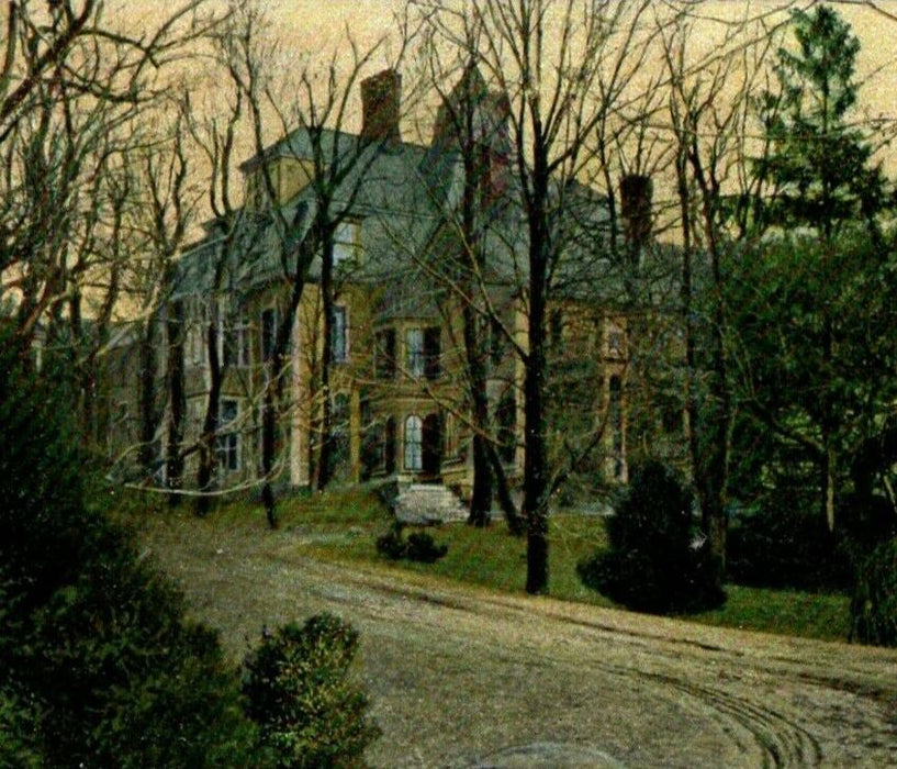 1906 Green Hill Mansion Worcester Massachusetts MA Antique Postcard
