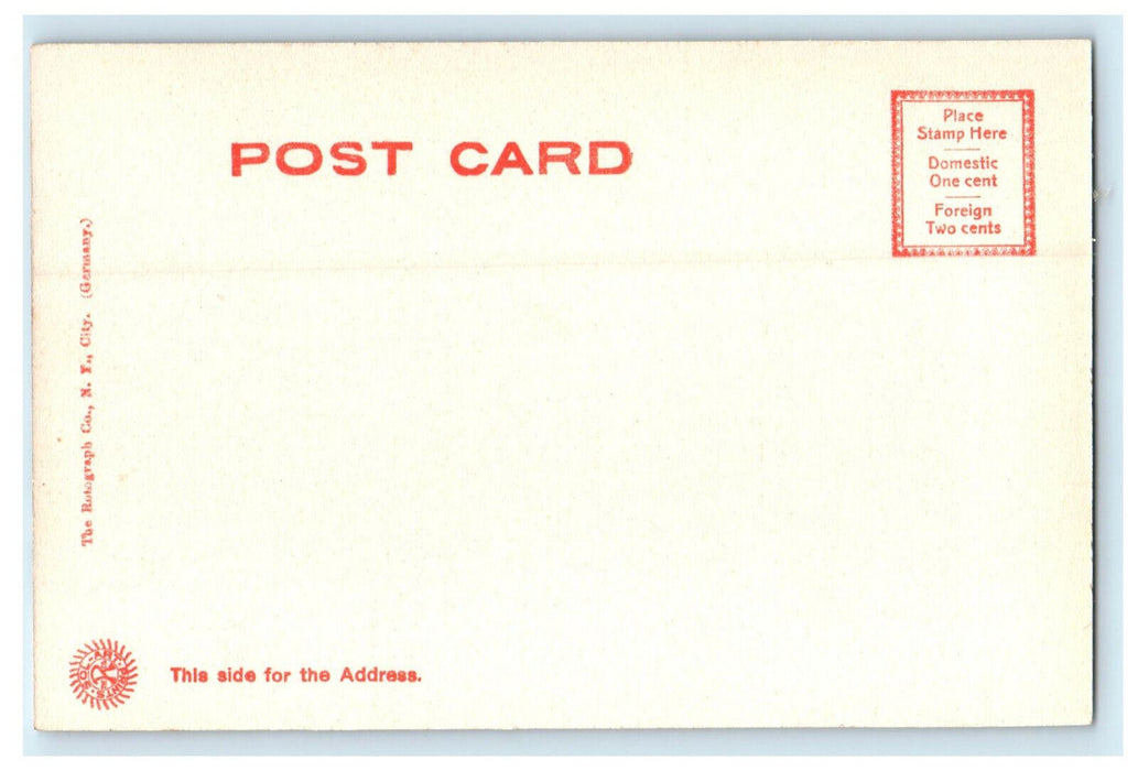 1905 Fountain and Band Stand, West Springfield, Massachusetts MA Posted Postcard
