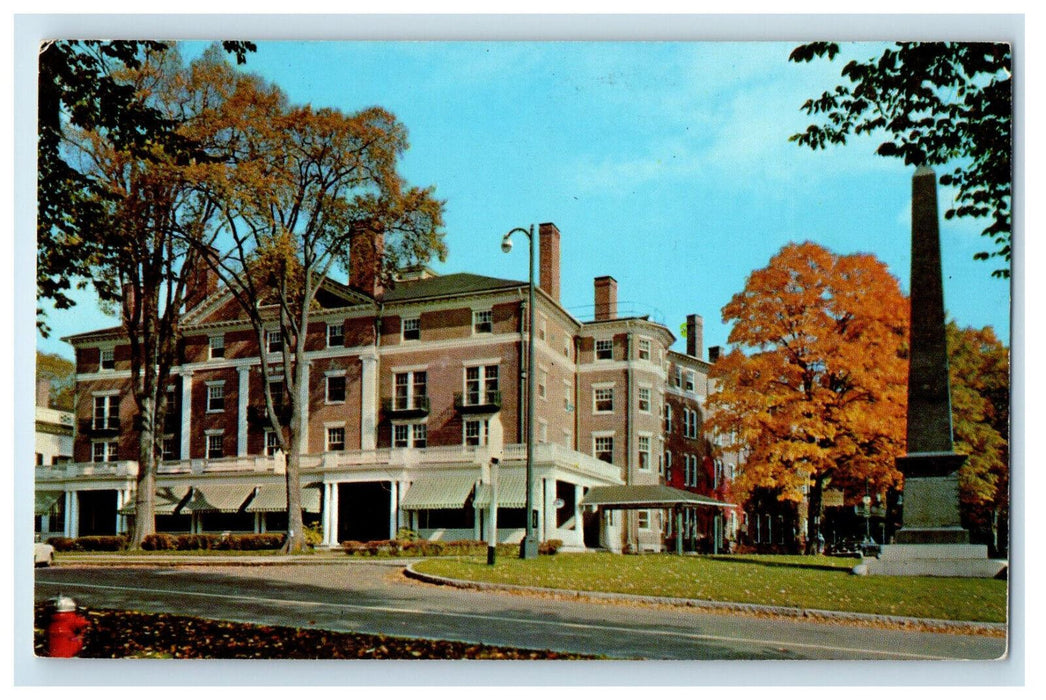 1978 Curtis Hotel Lenox Massachusetts MA Vintage Posted Cancel Postcard