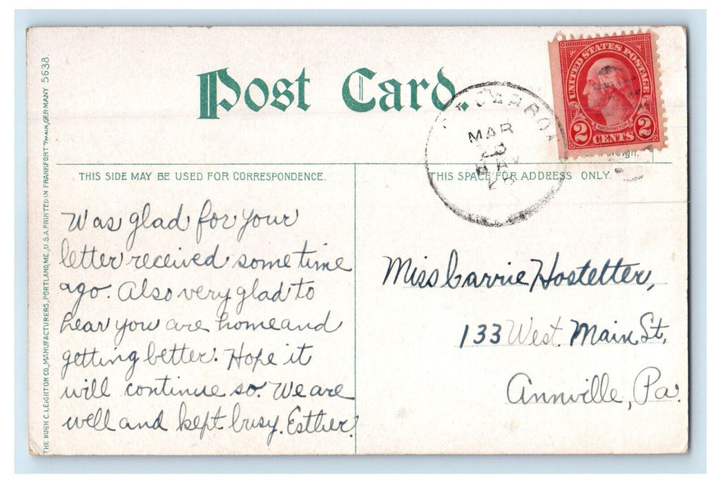 c1910 Mount Hermon Chapel Mount Hermon Massachusetts MA Posted Postcard